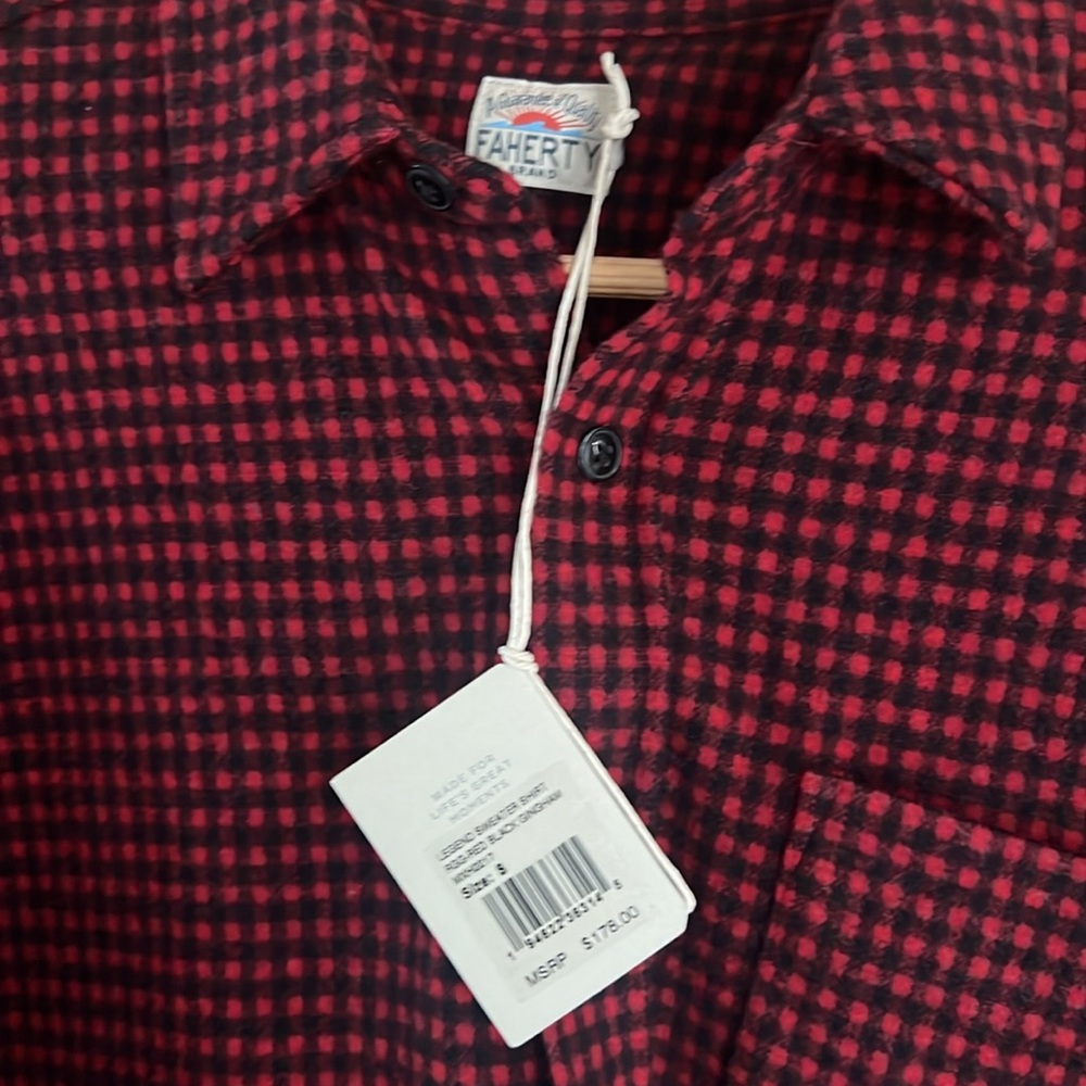 Men’s Faherty flannel shirt - Picture 3 of 4